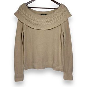 Lauren Ralph Lauren Lambswool‎ Angora Rabbit Hair Cashmere Blend  Knit Sweater M